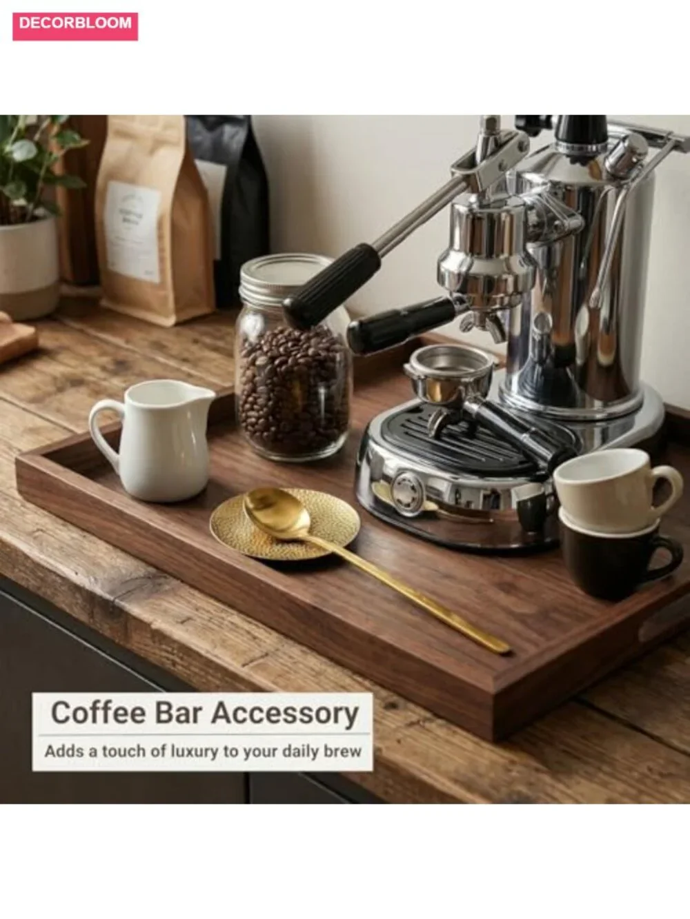 Brass Spoon Rest for Coffee Bar Gold Mini Dish for Teaspoon
